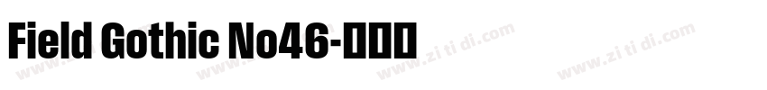 Field Gothic No46字体转换